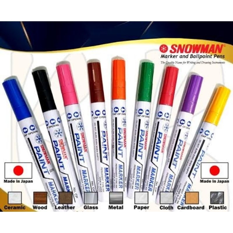 

MARKER SNOWMAN/SPIDOL PAINT.SEPIDOL PERMANEN