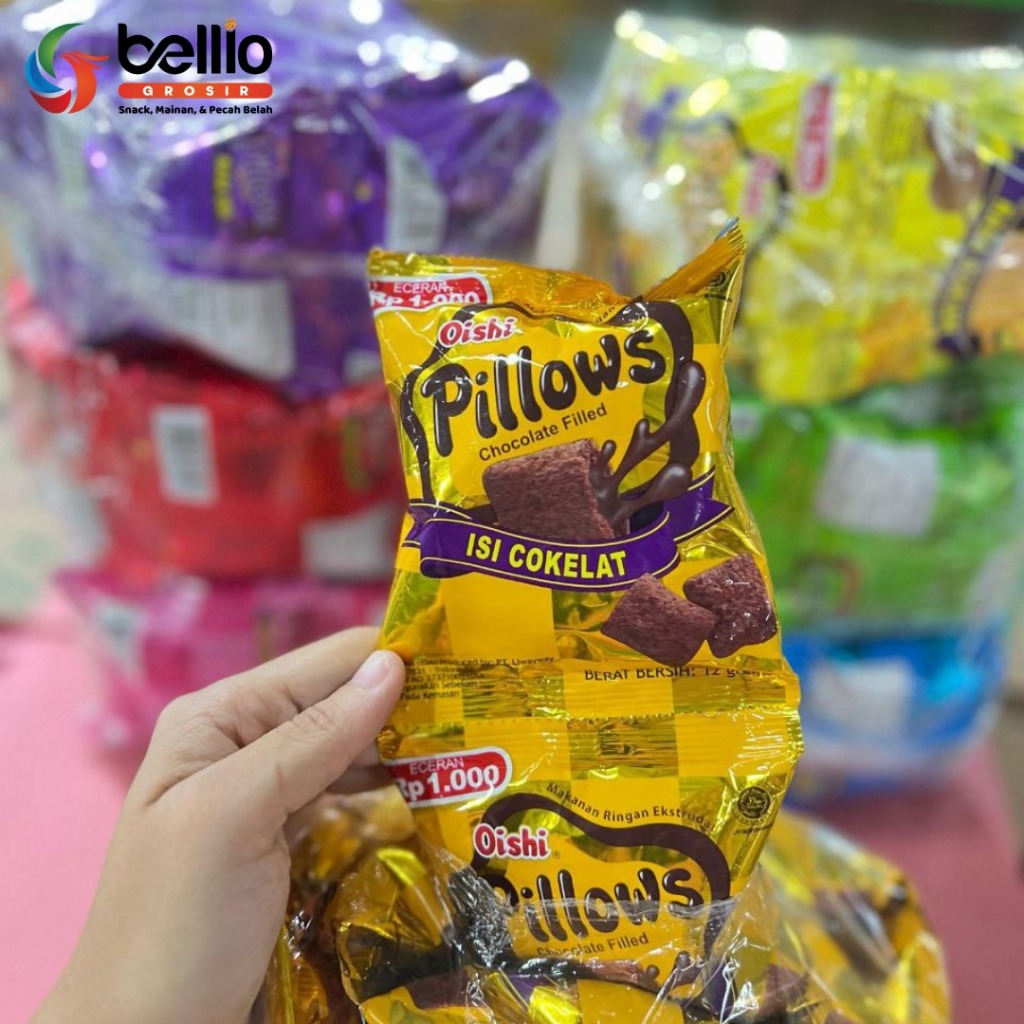 

Oishi Pillows 12 Gr Snack 1 Renteng Bantal Aneka Rasa