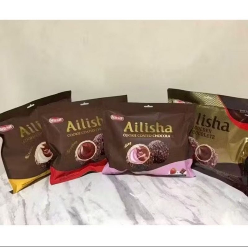 

SIF Ailisha Cookue Coated Chocolate 250gr
