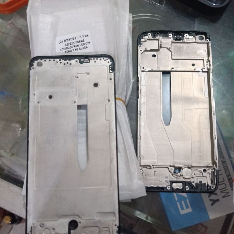 frame Oppo Reno 7 4g dudukan lcd Reno 7 4gTulangan