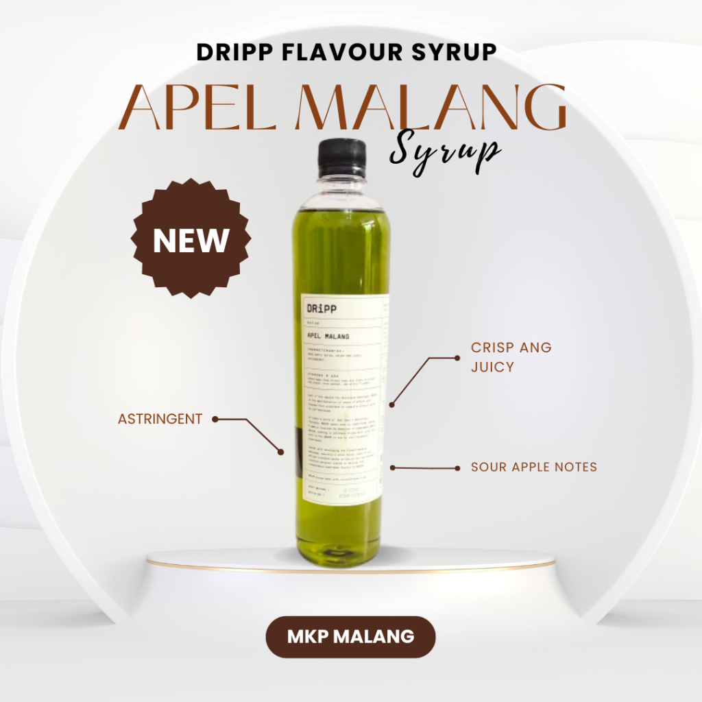 

DRIPP APEL MALANG SYRUP -Gourmet Syrup -