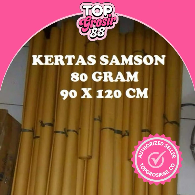 

Kertas Samson Coklat 80 gram, 45 x 60 cm Kertas Untuk Packing