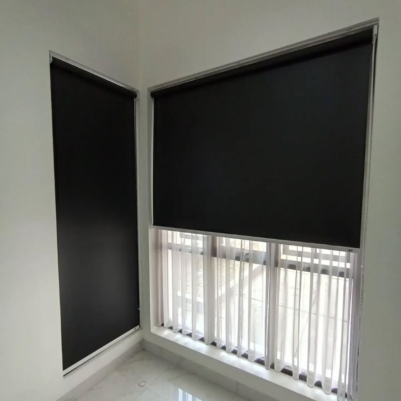 Roller Blinds Blackout | Tirai Gulung Blackout