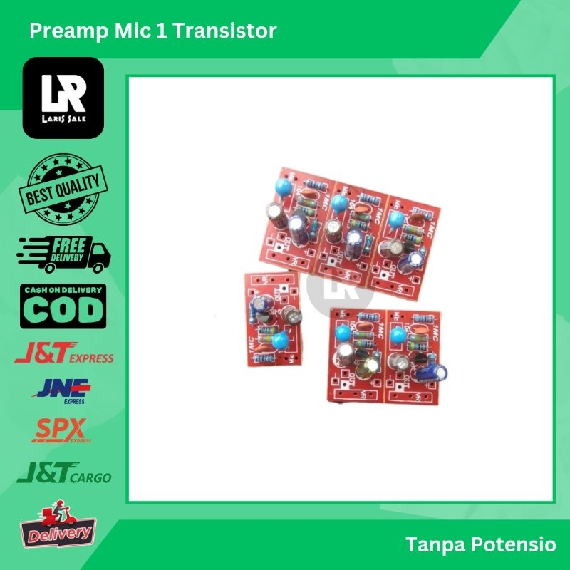 Kit Modul Preamp Mic 1 Transistor Pre Amp