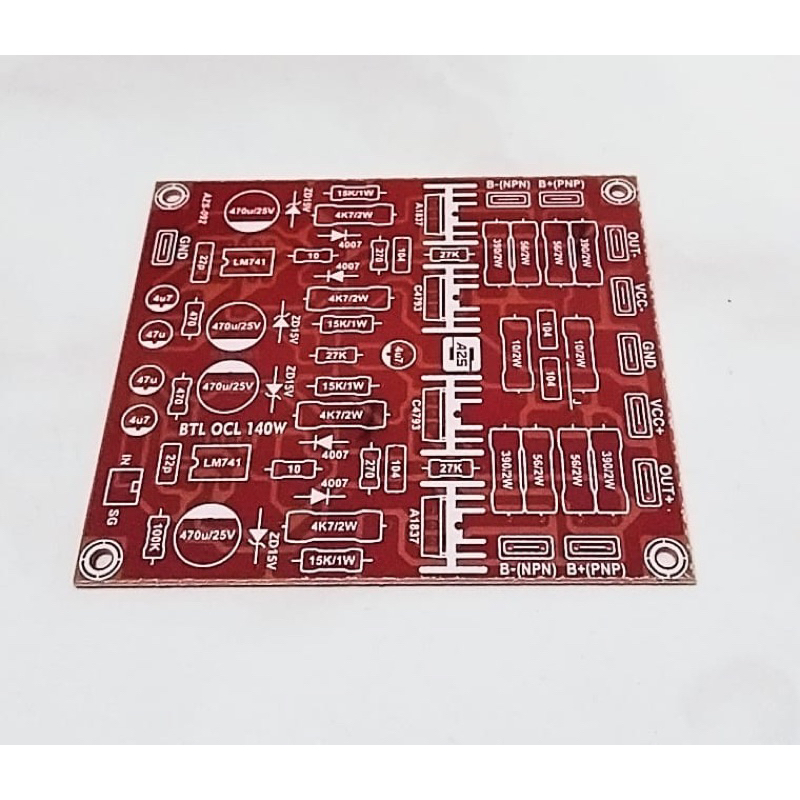 PCB Driver Power Amplifier 140W BTL AZS 092