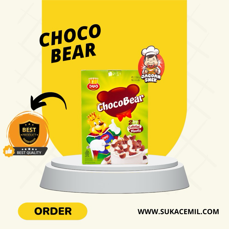 

choco bear 2in1 cokelat vanila