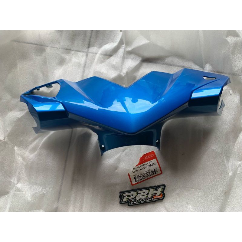 batok kepala depan beat karbu warna biru muda original ahm