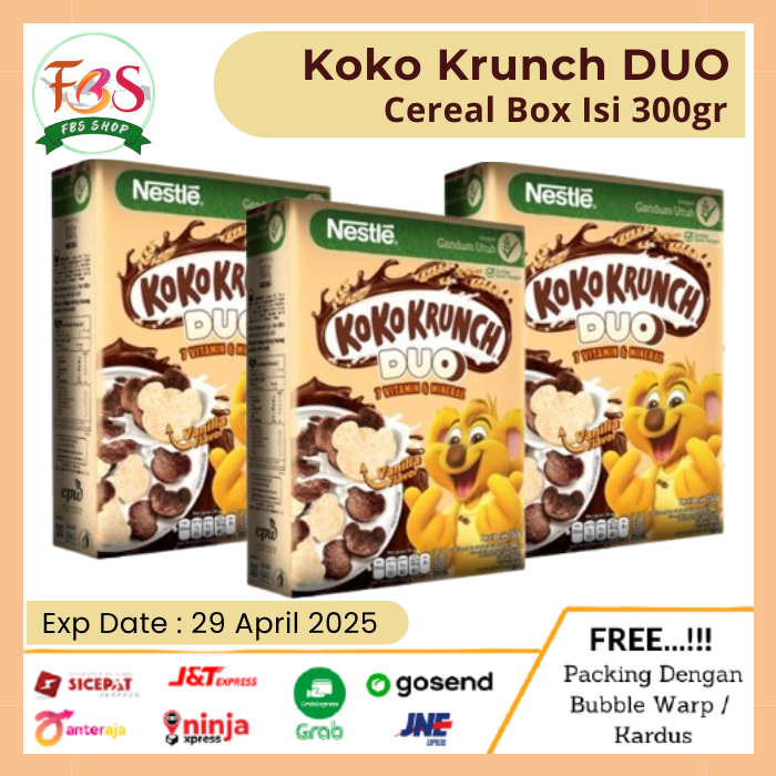 

Koko Krunch DUO Cereal Rasa Coklat Vanila 300gr