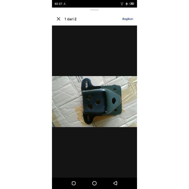 dudukan lampu belakang rx king original