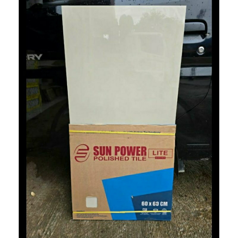 granit lantai 60x60 sun power cream polos