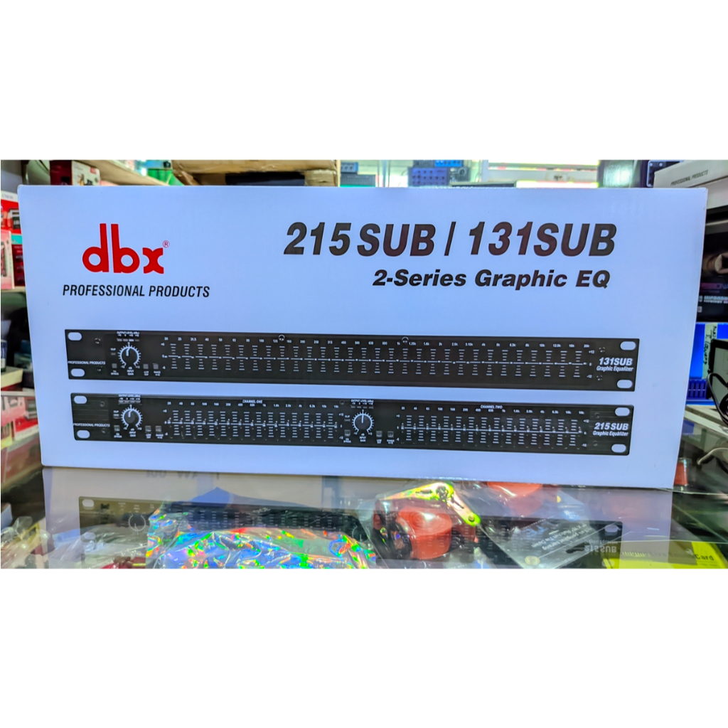Equaliser dbx215 PLUS SUBWOOFER dbx 215sub dbx215 sub 2 Series Graphic EQ