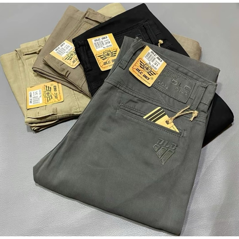 Emage Jeans Celana Kanvas Panjang Pria Original D Loco Standar Reguler Kualitas Cardinal