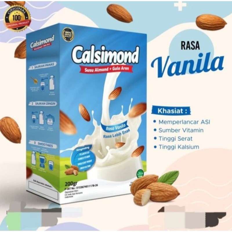 

Susu Calsimond vanilla 200gr