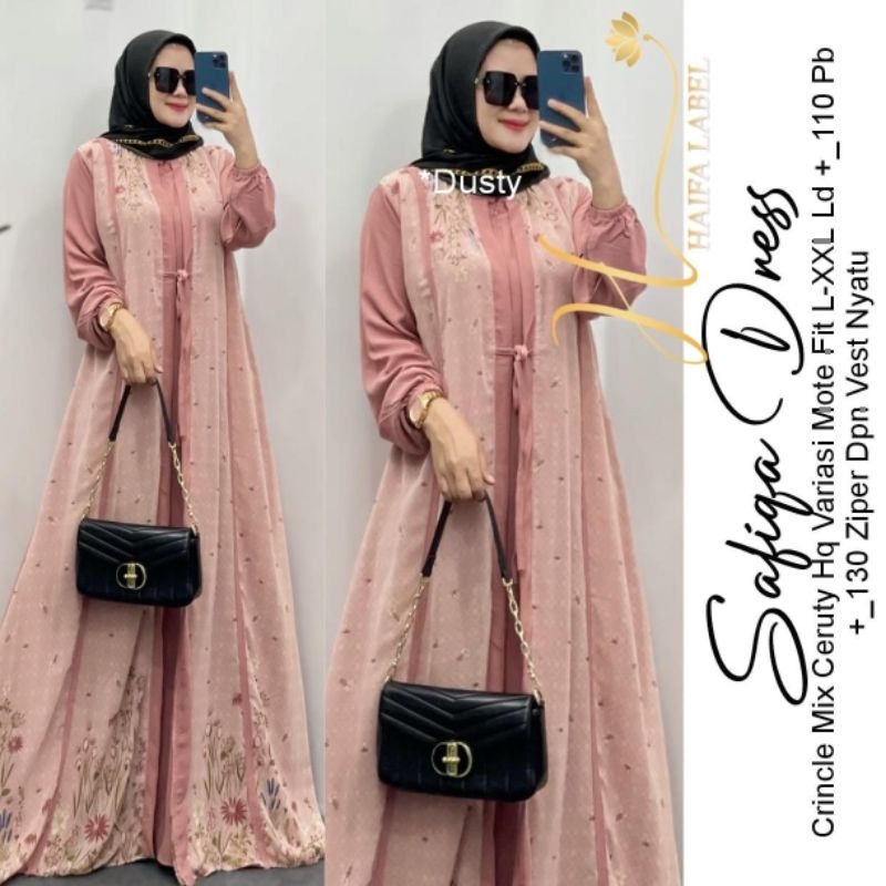 safiqa dress furla maxy gamis maxy terbaru