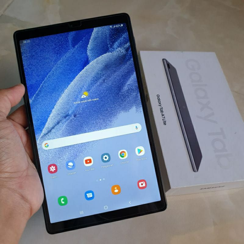 Samsung Galaxy Tab A7 lite 3/32 Ram 3gb Rom 32gb second berkualitas