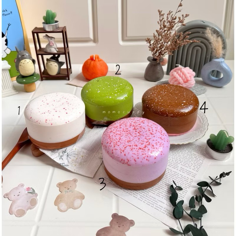 Squishy Jumbo Mousse Cotton Toast Super Soft Sticky Slow Rising / Jumbo Mousse Toast Super Soft Slow