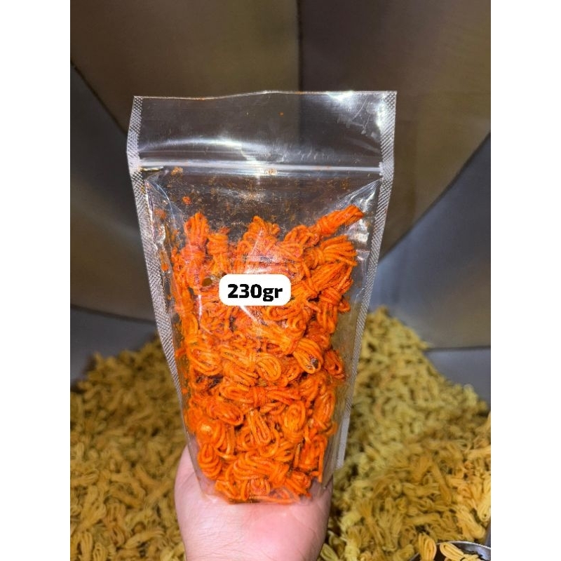 

(Camilan sultan) Mie uwel renyah gurih bumbu melimpah 230gram