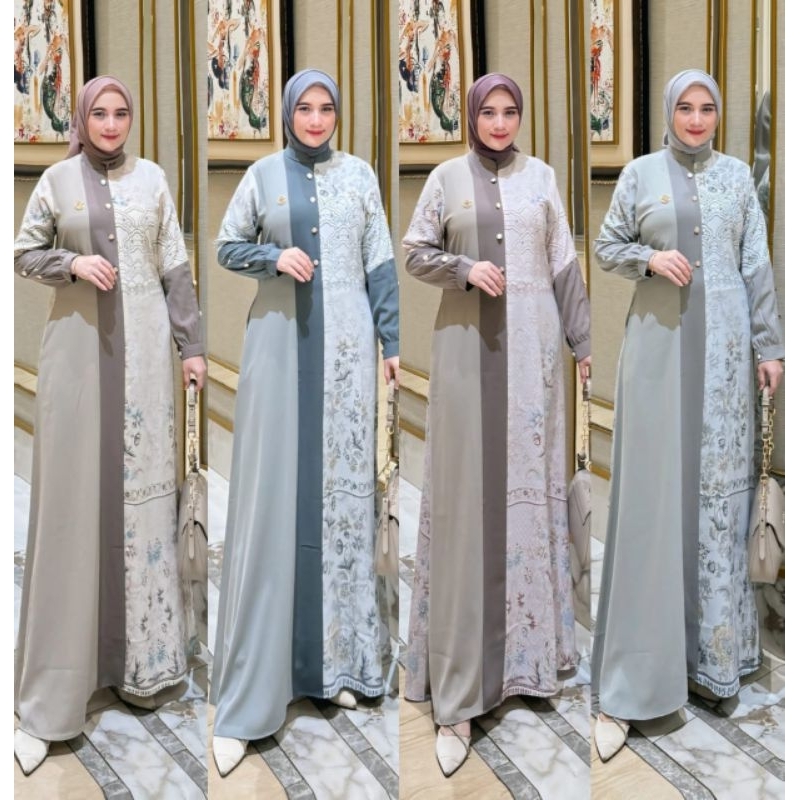 Gamis Clarisa Dress ori Zahra