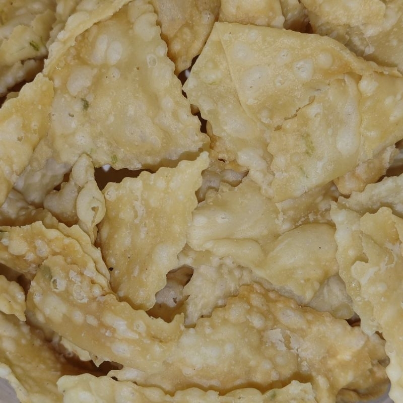 

KERIPIK BAWANG 250gr / KERIPIK PANGSIT / KERIPIK BAWANG DUA PUTRA