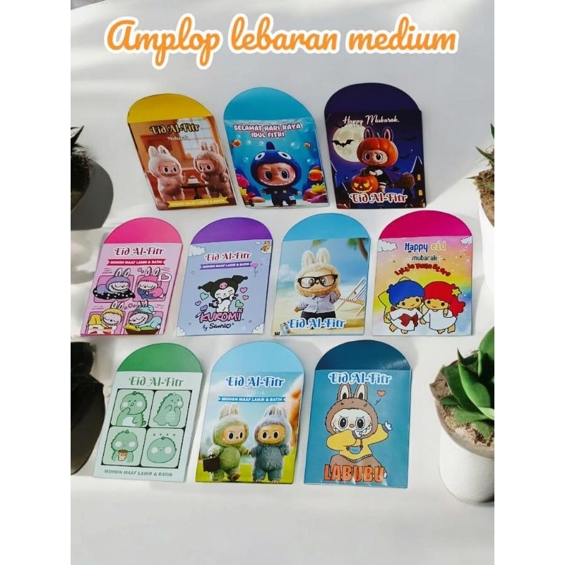 

AMPLOP LEBARAN 2025 Isi 50pcs | AMPLOP LABUBU | AMPLOP KORUMI