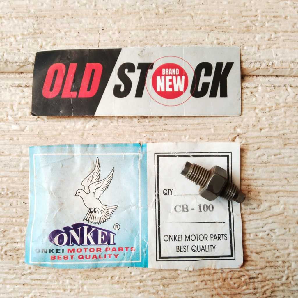 BAUT STELAN KLEP MUR BAUT SET MOTOR CB-100 GL PRO MAX CDI 100 GL 100 VERZA CB150 -NEW OLD STOCK-