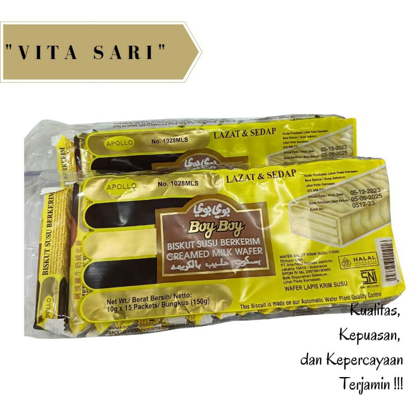 

BOY-BOY SUSU/WAFER KREAM SUSU / WAFFER MALAY