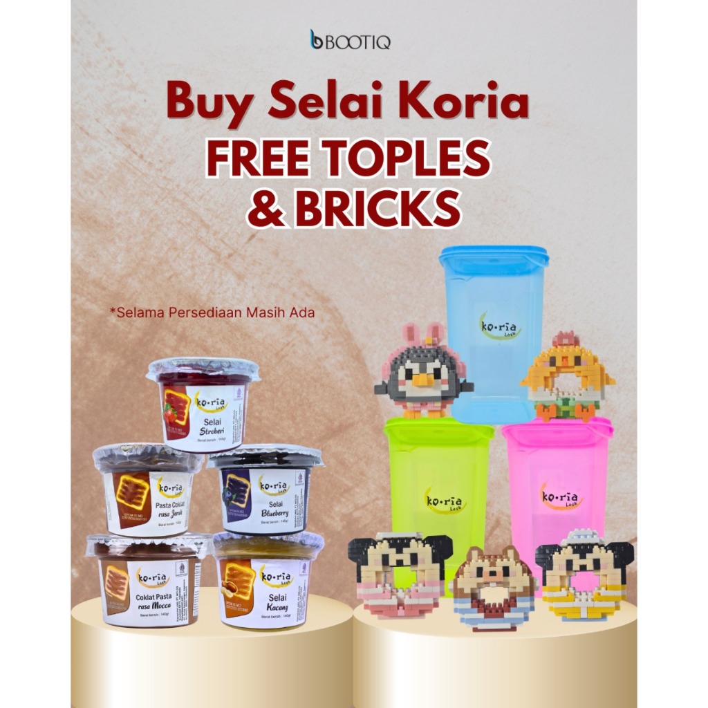 

BUY 3 SELAI KORIA FREE BRICK & TOPLES