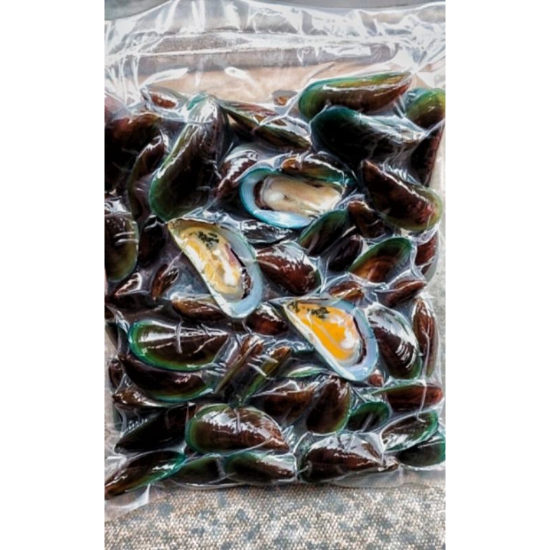 kerang hijau rebus plus bumbu