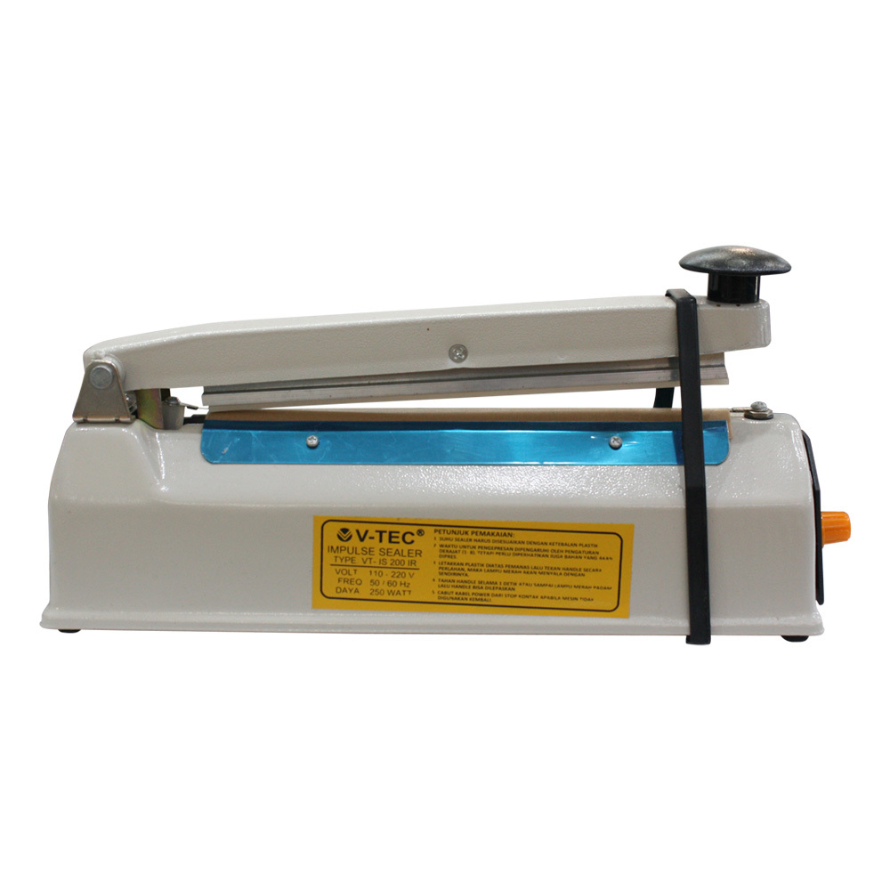 V-TEC SEALER PLASTIK TYPE VT-IS 200 IR / MESIN PRESS PLASTIK / MESIN SEALER / IMPULSE SEALER V-TEC 2