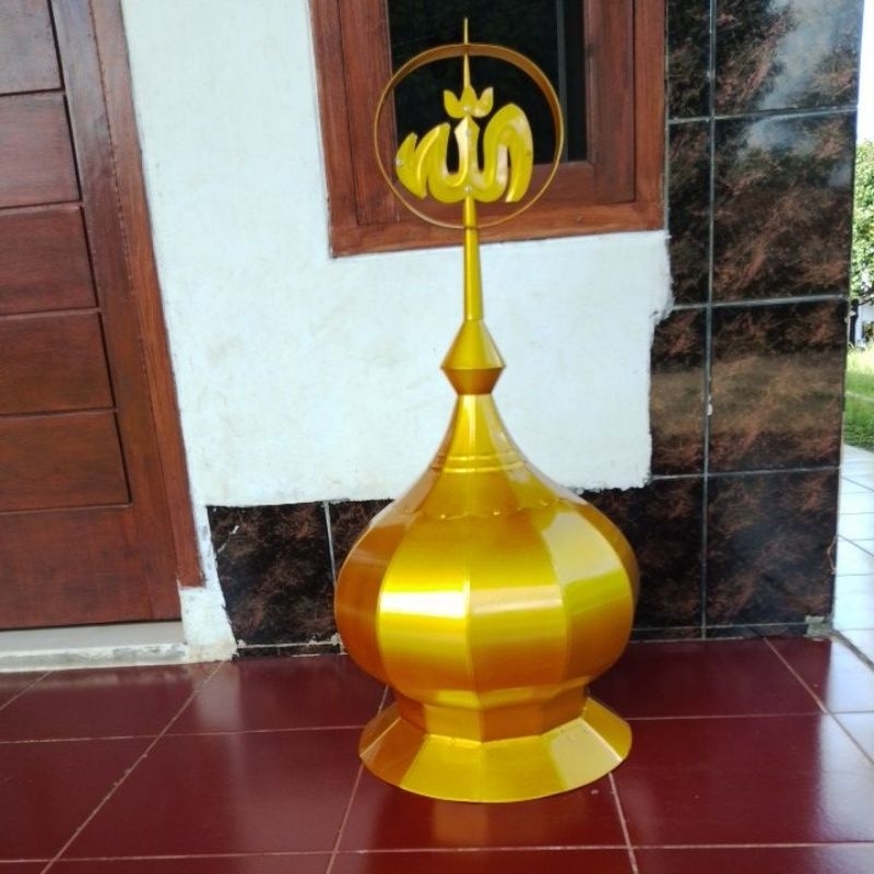 kubah musholla, gelembung 40cm warna emas