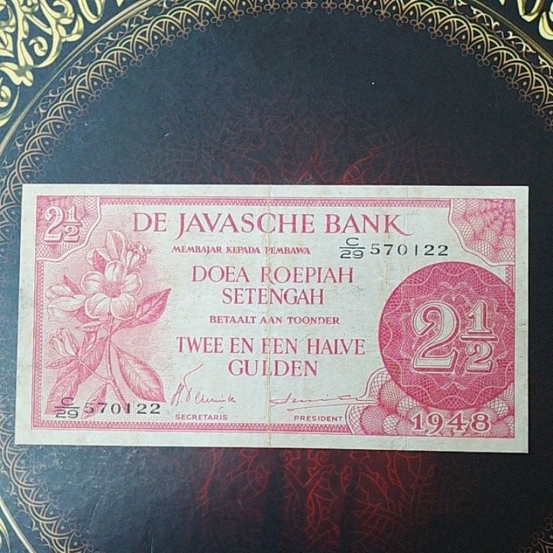 Uang Federal 2.5 rupiah 1946 vf