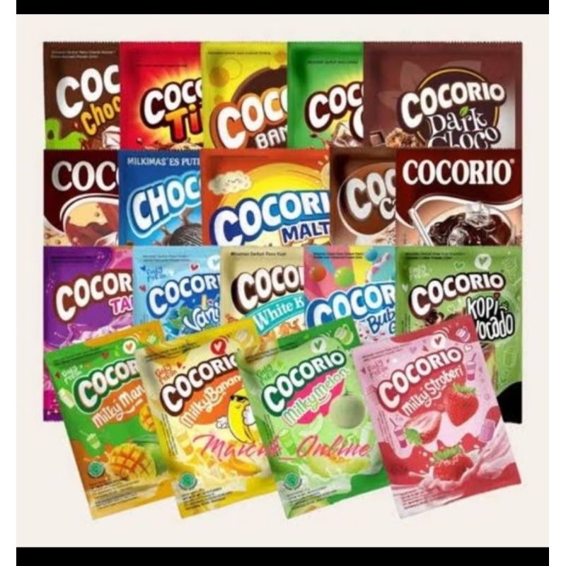 

promo sale minuman rencengan cocorio topice segar sari eceran 1pcs