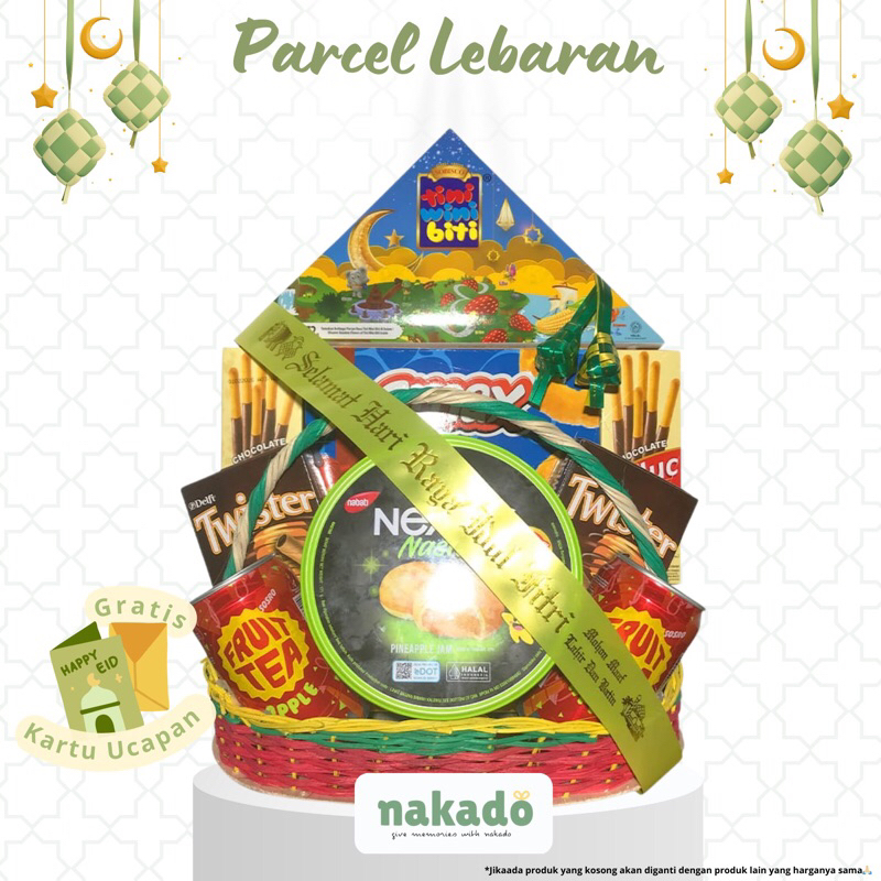 

PARCEL LEBARAN PREMIUM / HAMPERS LEBARAN / PARSEL IDUL FITRI / FREE KARTU UCAPAN