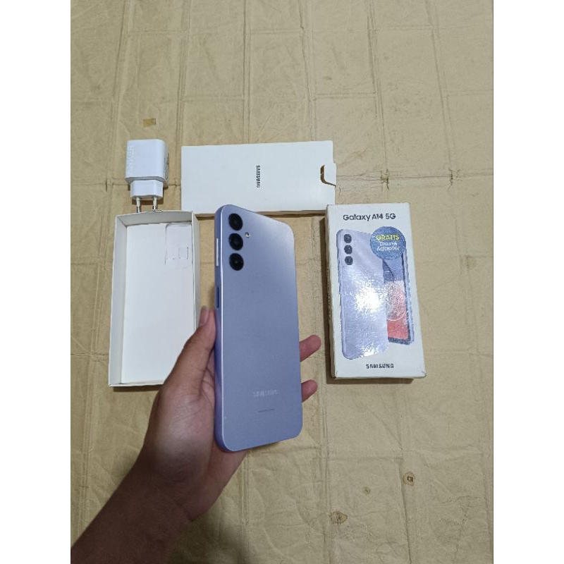 Second samsung A05s Ram 6/128 lengkap mulus nominus