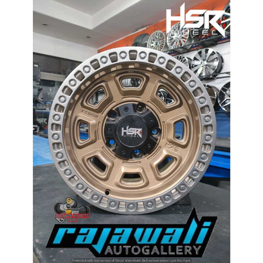VELG OFFROAD HSR XTS02 R15 LEBAR 8 COCOK UNTUK TAFT, ESCDUFO, FEROZA, TAFT