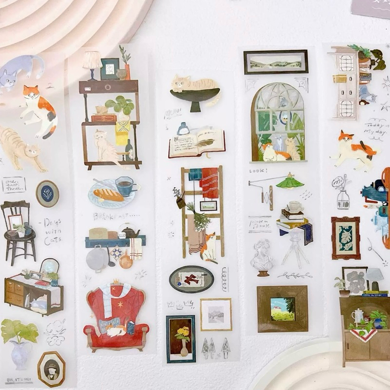 

OURS PET Tape - Life with Cats . Paper Lover