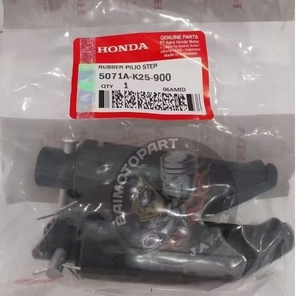 ORI 2PCS BESI KARET FOOT STEP BELAKANG MOTOR HONDA VARIO 110 KARBURATOR VARIO 110 TEKNO VARIO 110 LE