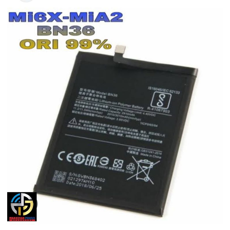 BATERAJ XIAOMI BN36/MI6X ORI 100%