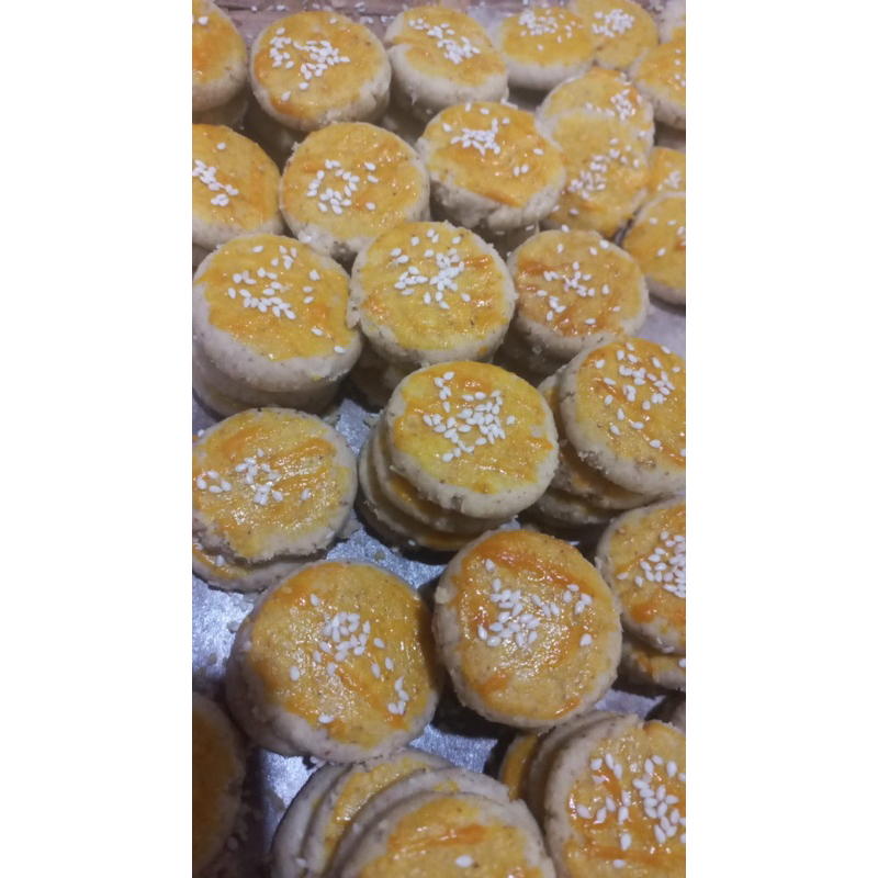 

kue kacang wijen home made