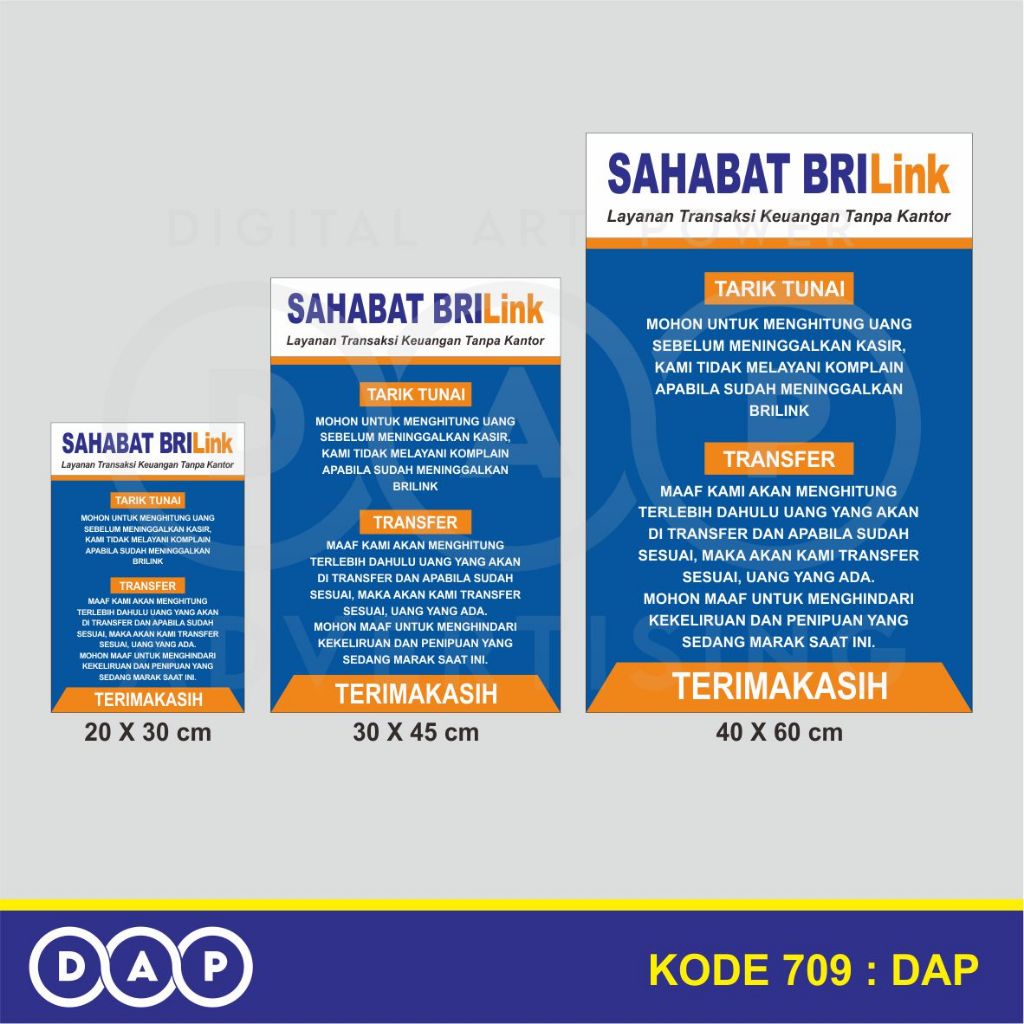 

709 - STIKER SAHABAT BRILINK - VYNIL - TERBAIK