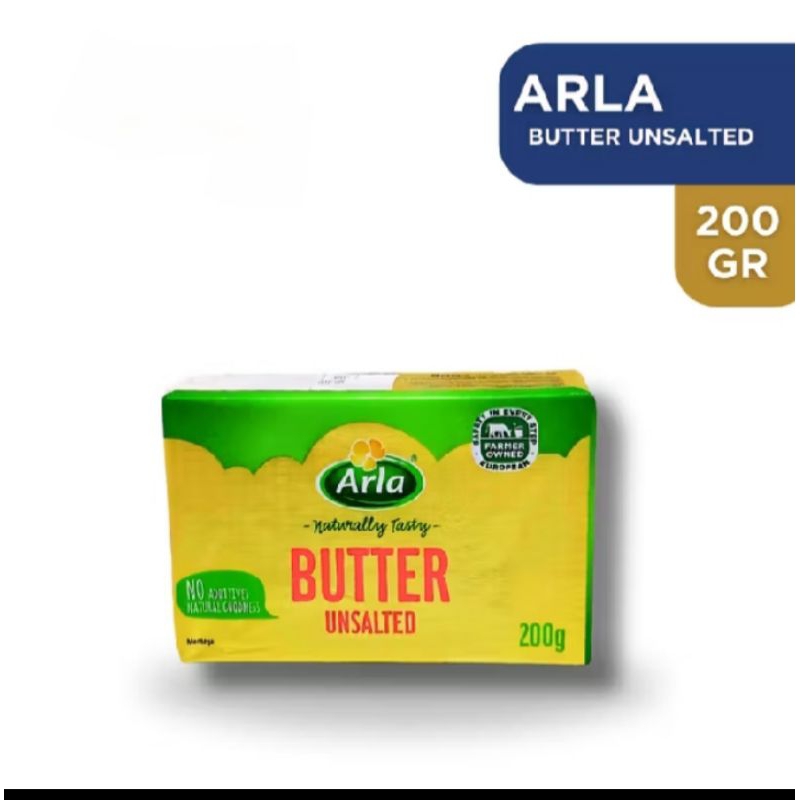 

Unsalted Butter Arla 200gr