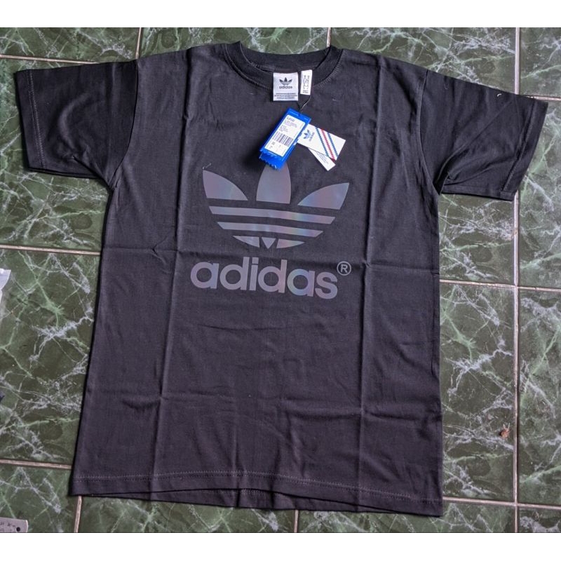 Adidas Trifoil Black on Black Big logo