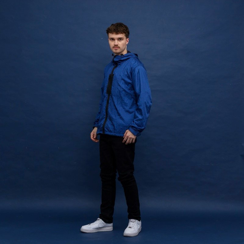 OUTFIRM - Goggle Jaket Nylon “CUSA” Blue