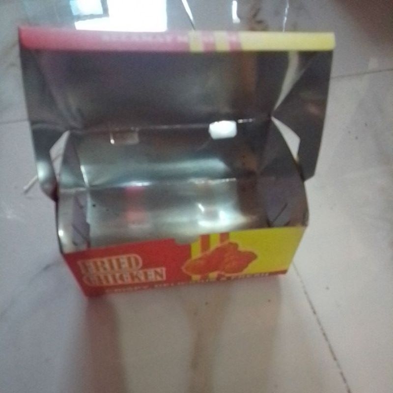 

50 Pcs Dus fried chiken // 50 Pcs kertas fried chiken