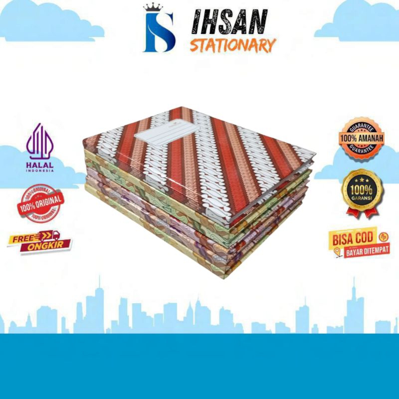 

[Whispers] Buku Hard Cover Kwarto Okey 100 Lembar (1 Pcs)