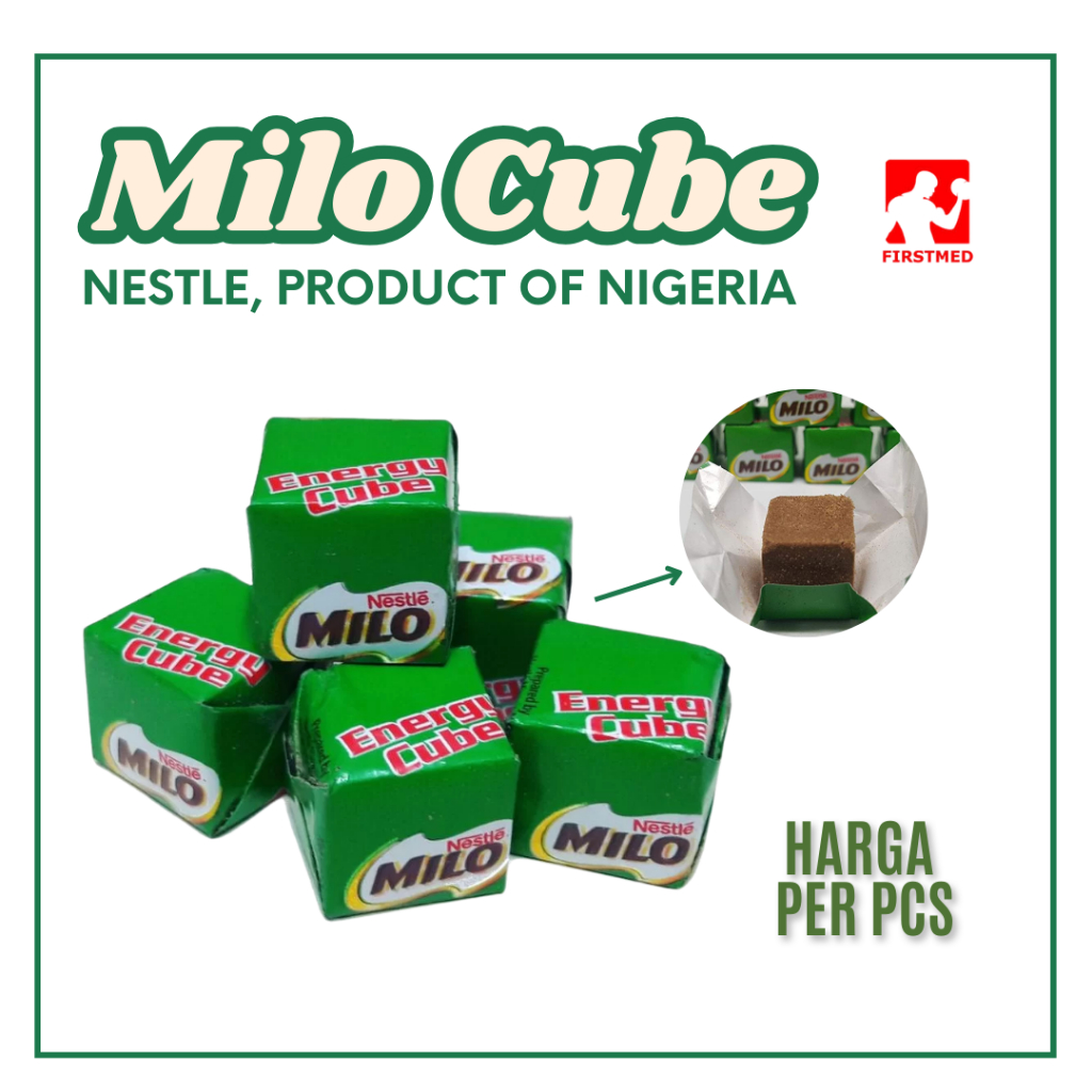 

Milo Energy Cube Chocolate Candy Original Malaysia Nigeria Nestle HARGA PER PCS