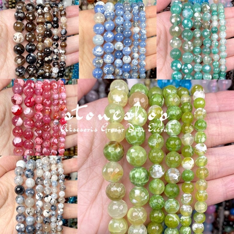 Manik Batu Alam Fire Agate