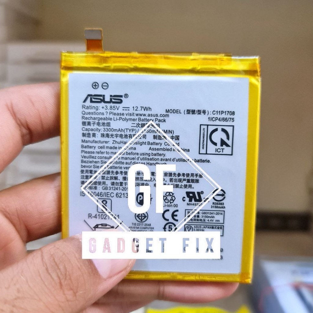 Batre Baterai C11P1708 Original HP Asus Zenfone 5 2018 ZE620KL X00QD Battery Batrei Tanam