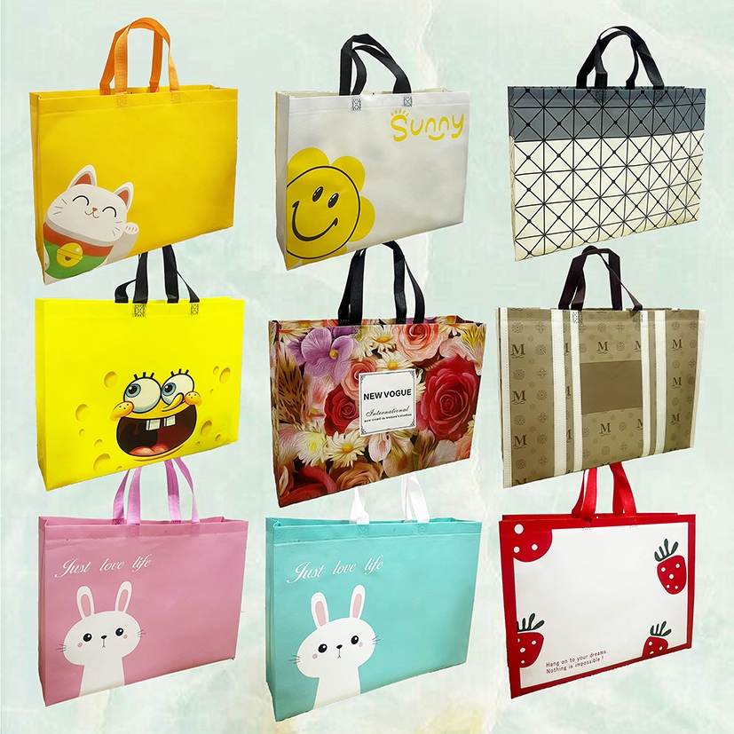 

Tas KECIL SPUNBOND LAMINASI | Goodie Bag | Tas Hampers | Tas Hadiah Ultah | Tas Souvenir | Tas Kado