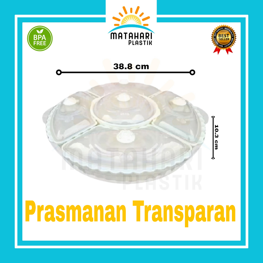 TERLARIS Basi Prasmanan Bulat La Rosa/Prasmanan Plastik/Basi Prasmanan Bulat/Basi Plastik